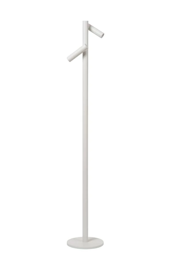 Lucide ANTRIM - Rechargeable Floor reading lamp - Battery - LED Dim. - 2x2,2W 2700K - IP54 - With wireless charging pad - White - off